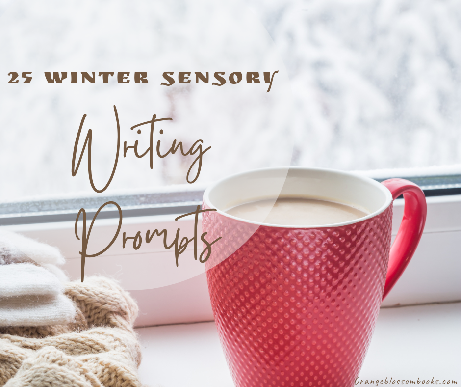 writing prompts, winter, high school writing, sensory, senses in writing