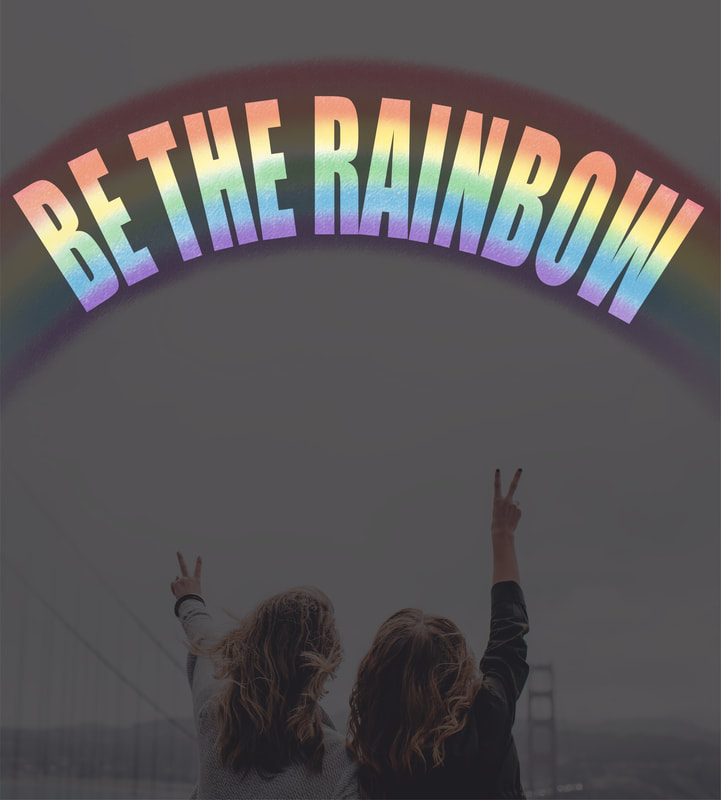 Be the rainbow, positivity, Traumatic Brain Injury, overcoming, finding your place